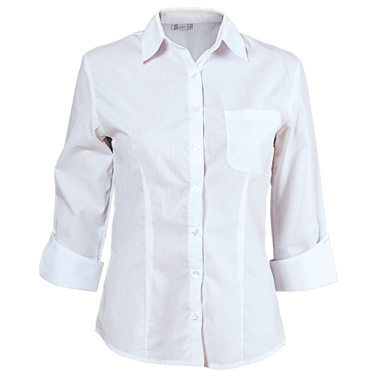 Lady's 3/4 sleeve shirt CAMISA WHITE
