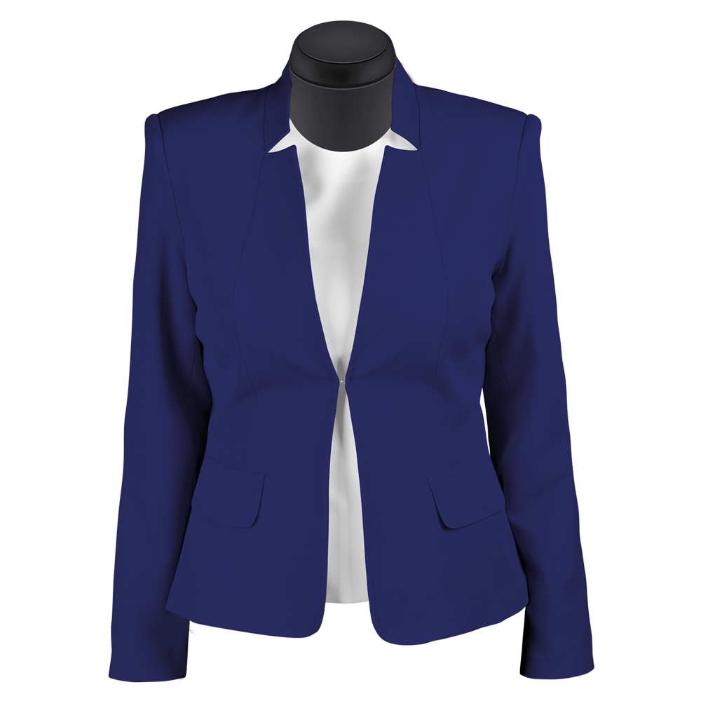 Sacou pentru femei KARINA ALBASTRU REGAL - 1