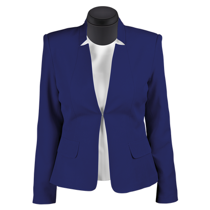 Sacou pentru femei KARINA ALBASTRU REGAL - 1