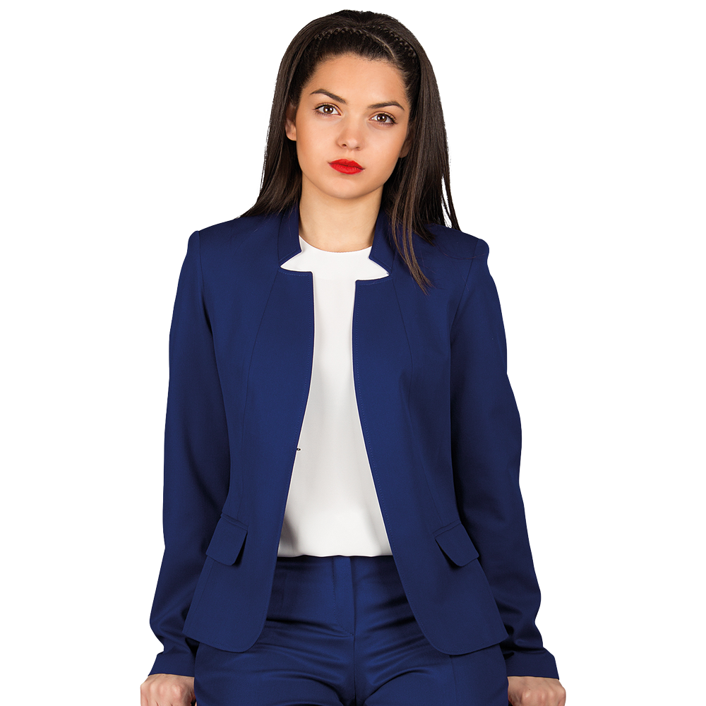 Sacou pentru femei KARINA ALBASTRU REGAL - 2