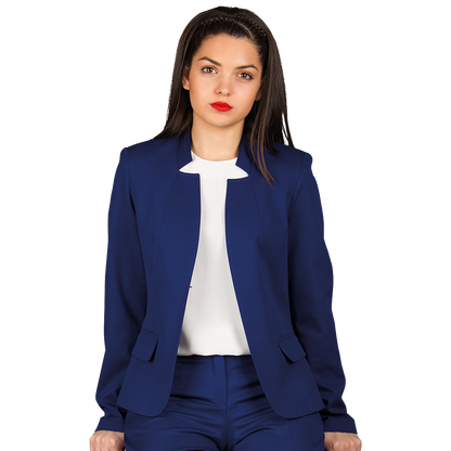 Sacou pentru femei KARINA ALBASTRU REGAL - 2