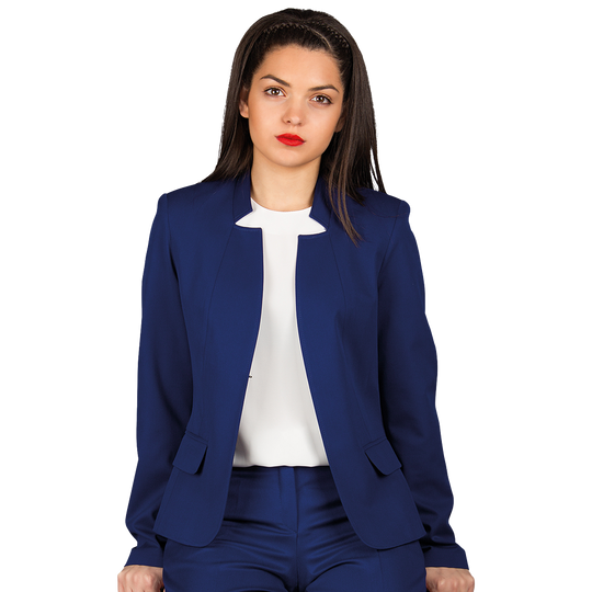 Sacou pentru femei KARINA ALBASTRU REGAL - 2