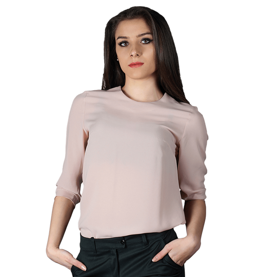 Дамска блуза IVON LIGHT PINK - 1