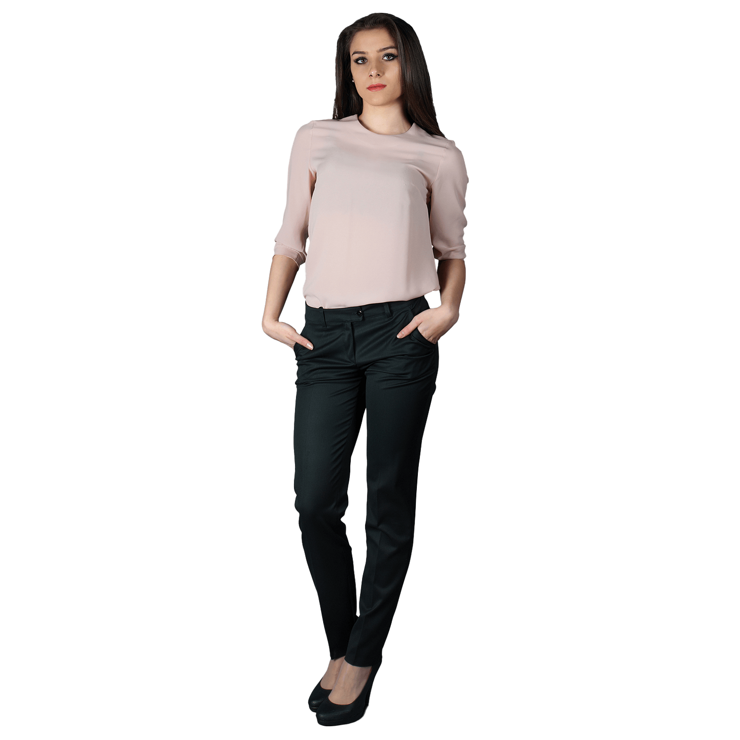 Bluză pentru femei IVON ROZ DESCHIS - 2