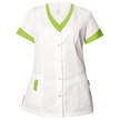 Tunică medicală pentru femei ALEGRA ALB/VERDE DESCHIS
