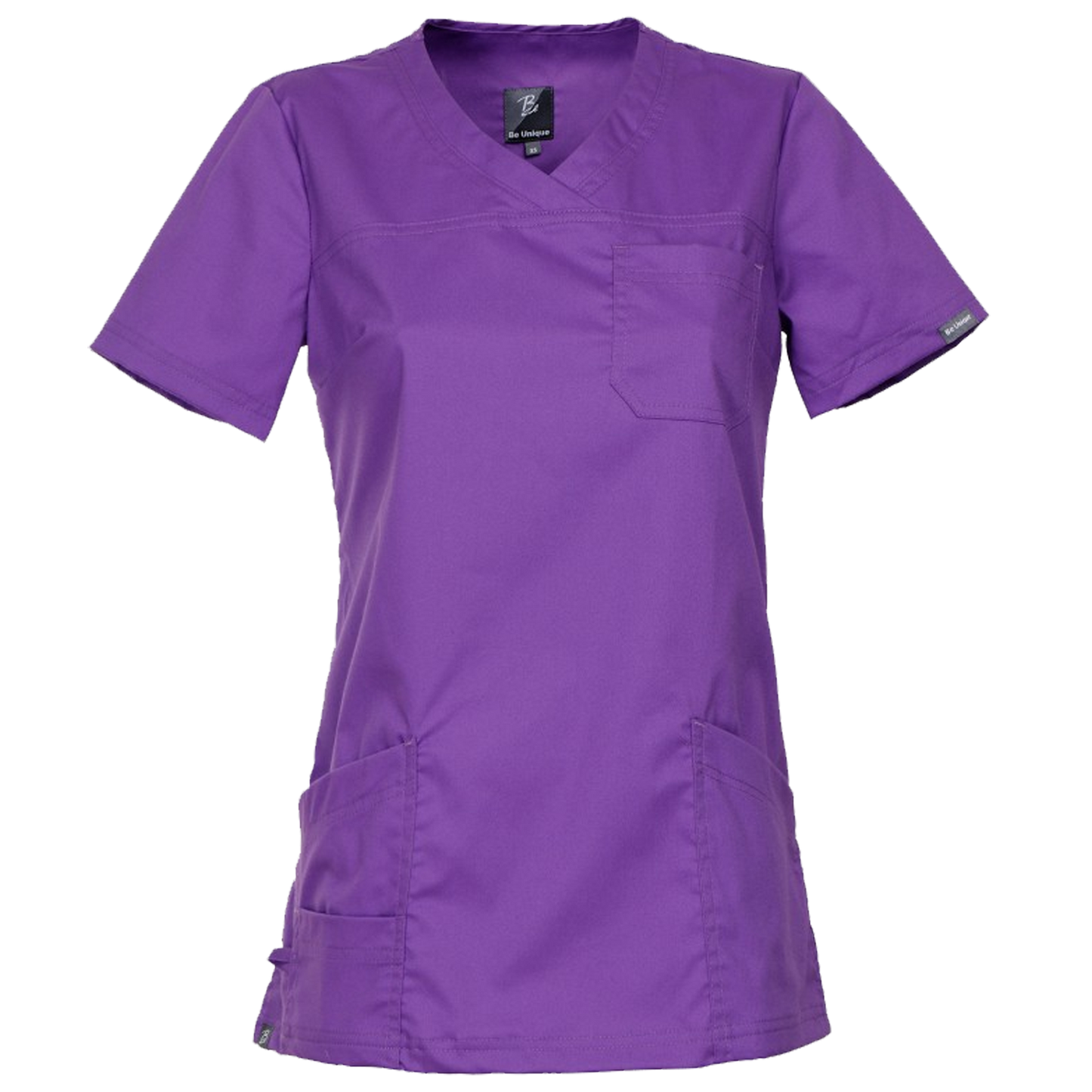 Дамска медицинска туника VICTORIA DARK PURPLE - 1