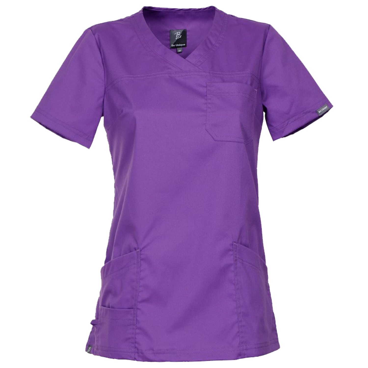 Дамска медицинска туника VICTORIA DARK PURPLE - 1