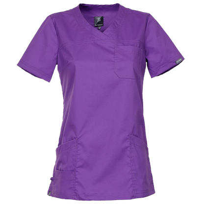 Дамска медицинска туника VICTORIA DARK PURPLE - 1