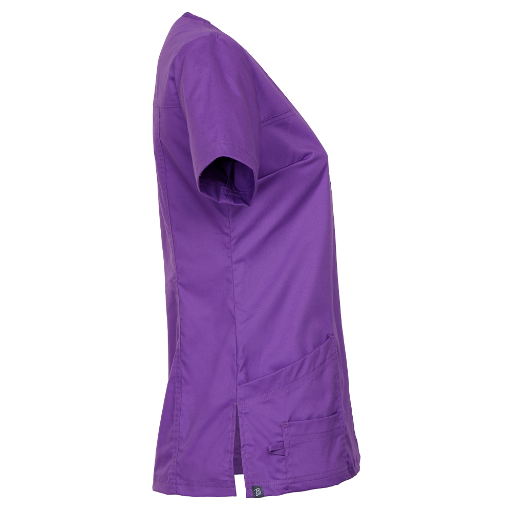 Дамска медицинска туника VICTORIA DARK PURPLE - 3