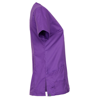 Дамска медицинска туника VICTORIA DARK PURPLE - 3
