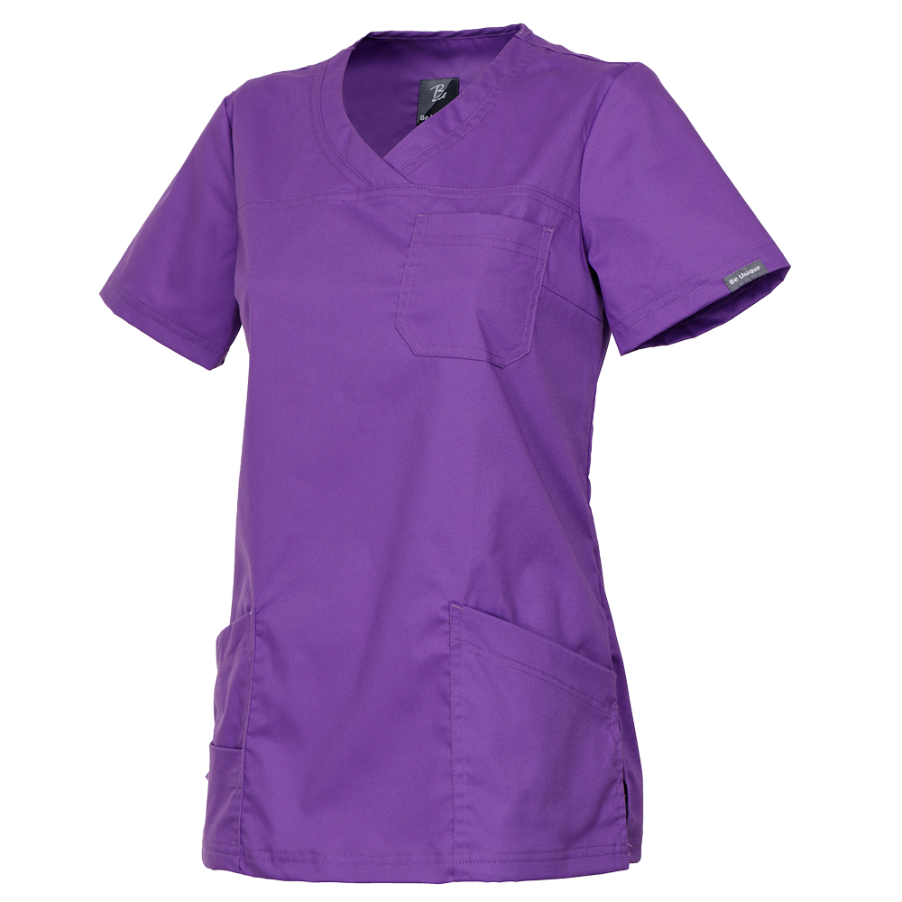 Дамска медицинска туника VICTORIA DARK PURPLE - 6