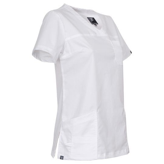 Tunică medicală pentru femei VICTORIA ALB - 2