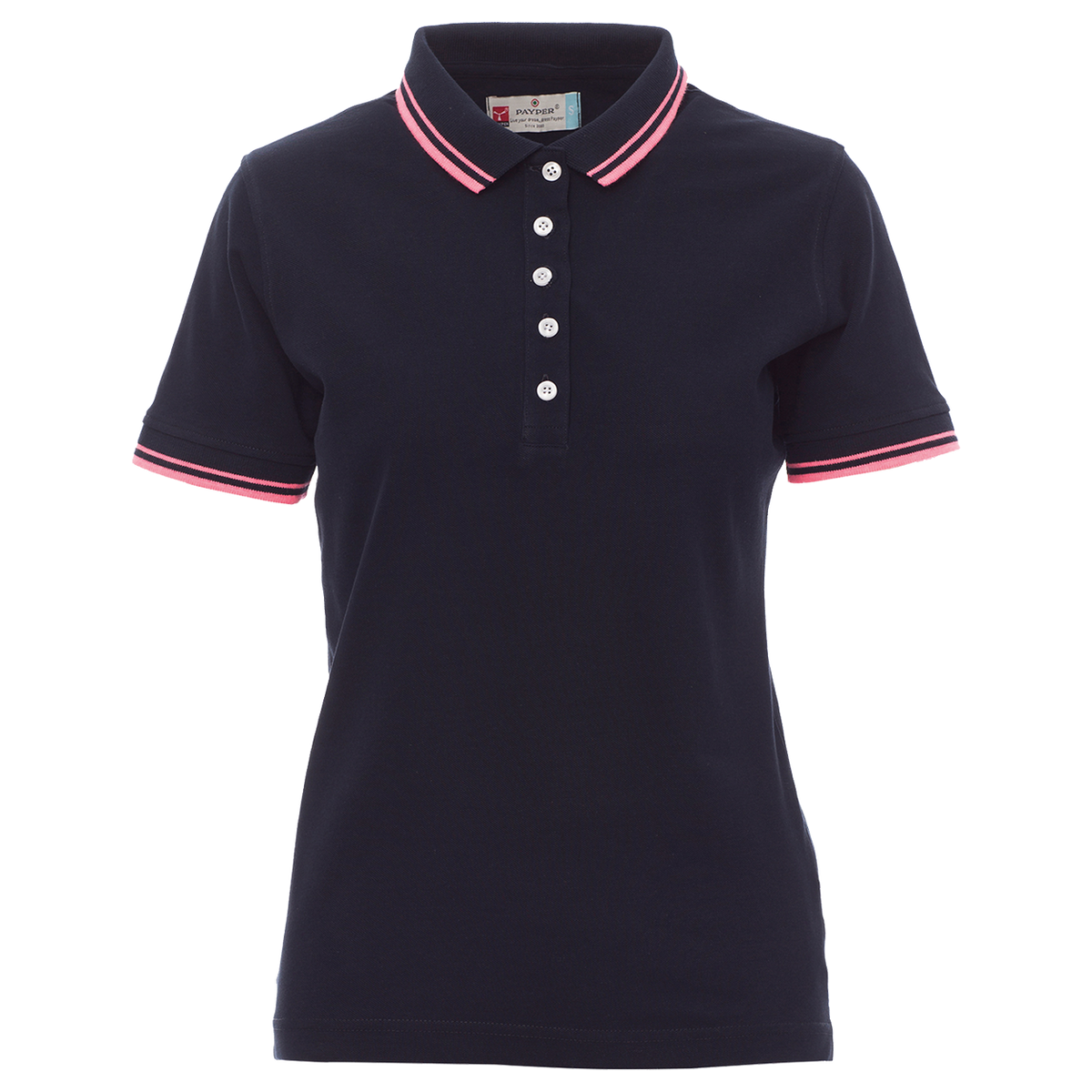 Tricou polo de damă PAYPER SKIPPER NEGRU