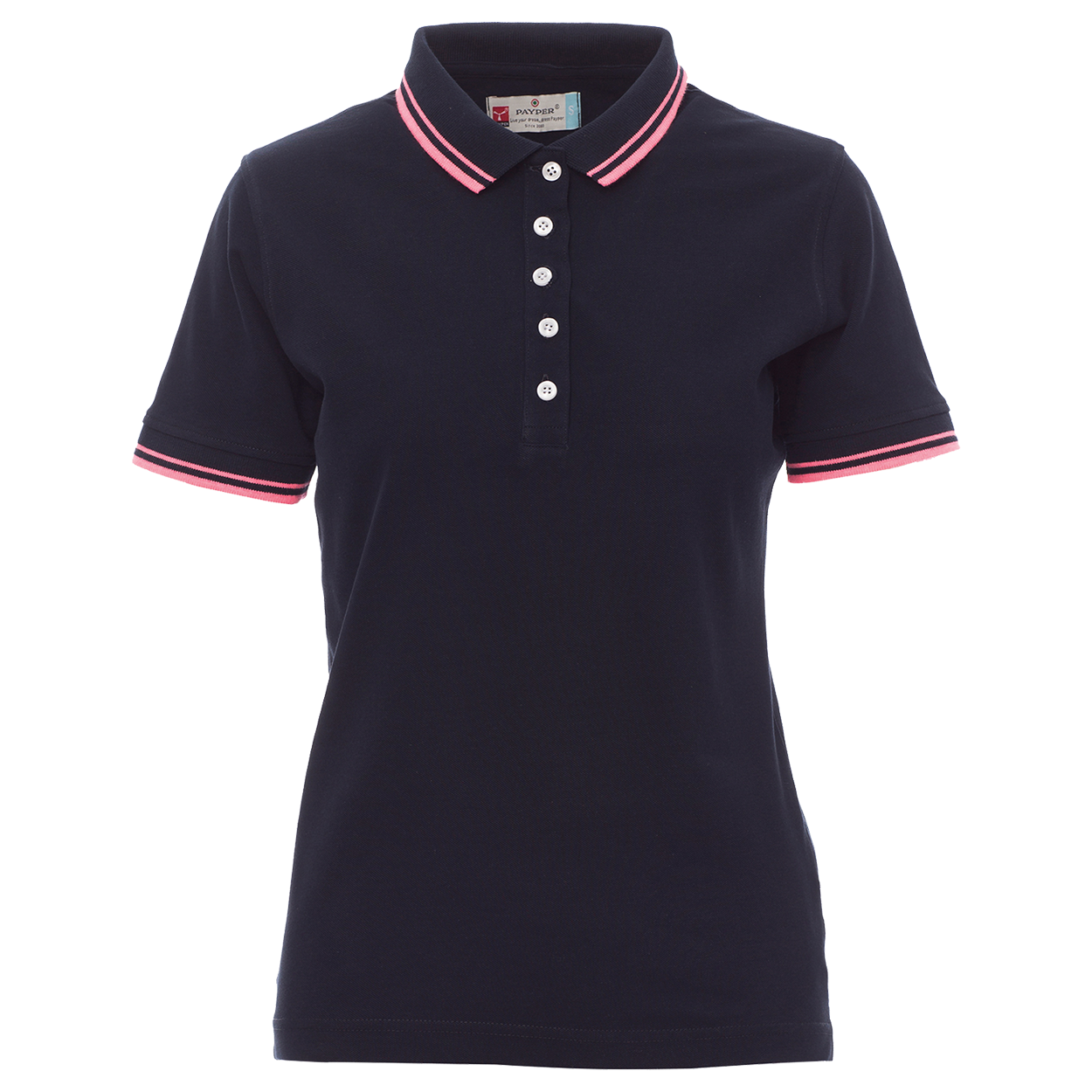 Tricou polo de damă PAYPER SKIPPER NEGRU