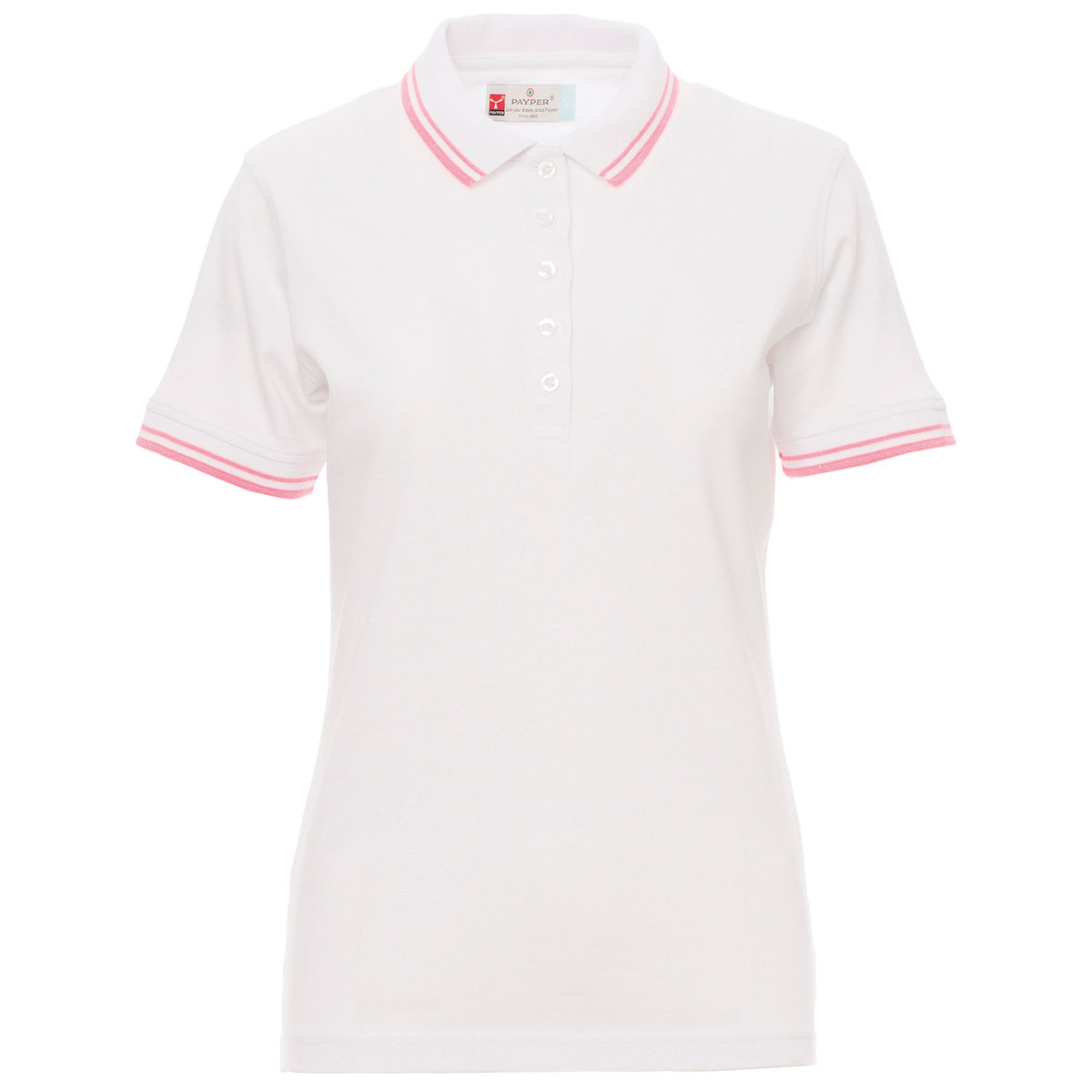 Дамска тениска с яка PAYPER SKIPPER WHITE
