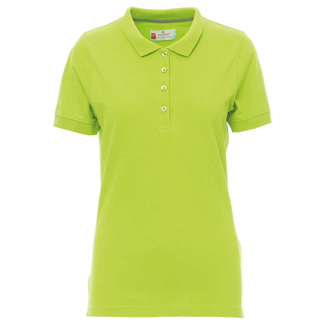 Дамска тениска с яка PAYPER VENICE ACID GREEN