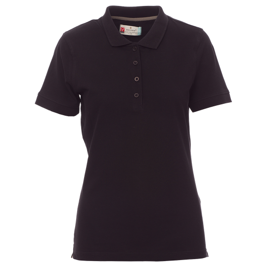 Lady's polo t-shirt PAYPER VENICE BLACK