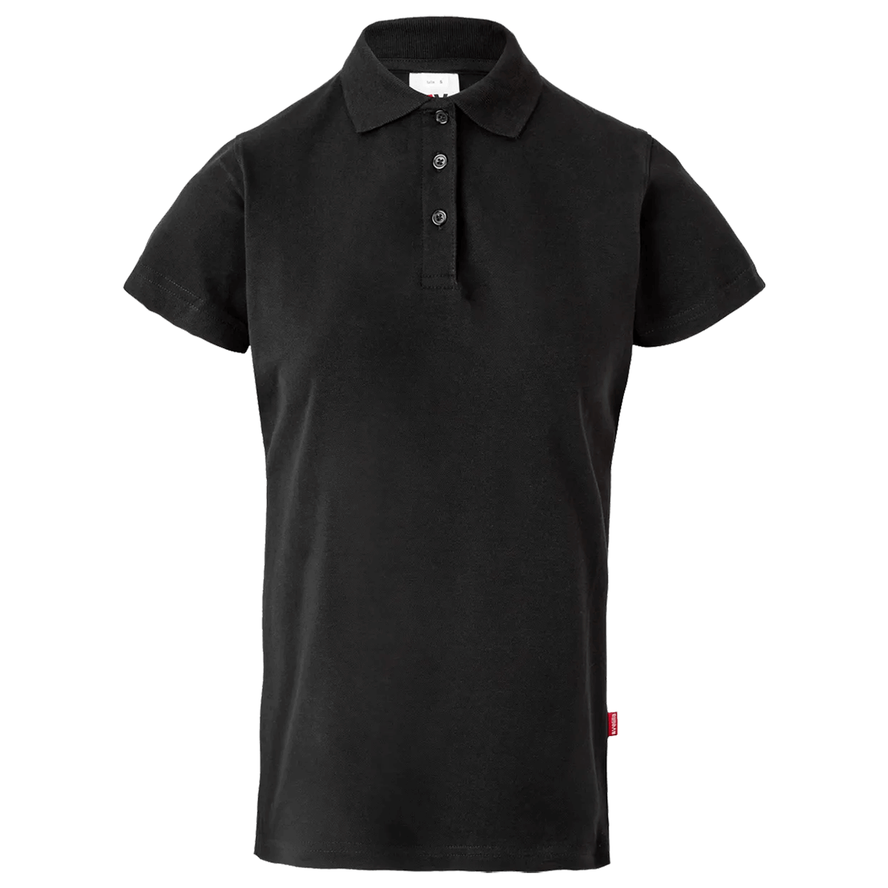 Tricou dama cu guler VELILLA NEGRU - 1