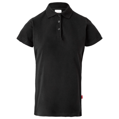 Tricou dama cu guler VELILLA NEGRU - 1