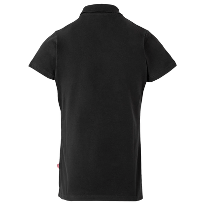 Tricou dama cu guler VELILLA NEGRU - 2