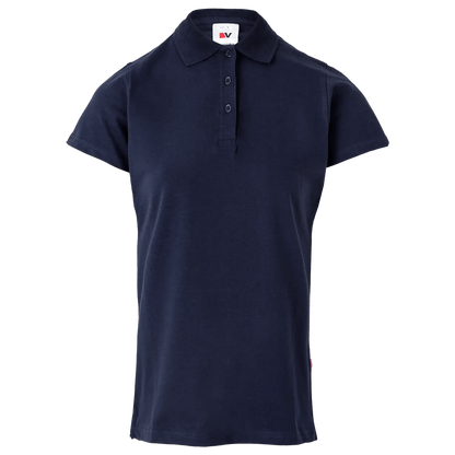 Tricou dama cu guler VELILLA ALBASTRU MARIN - 1