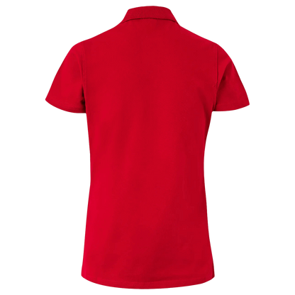 Tricou dama cu guler VELILLA ROȘU - 2