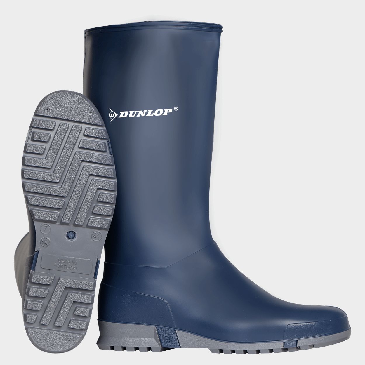 Lady's rubber boots Dunlop Sport BLUE/GRAY - 1