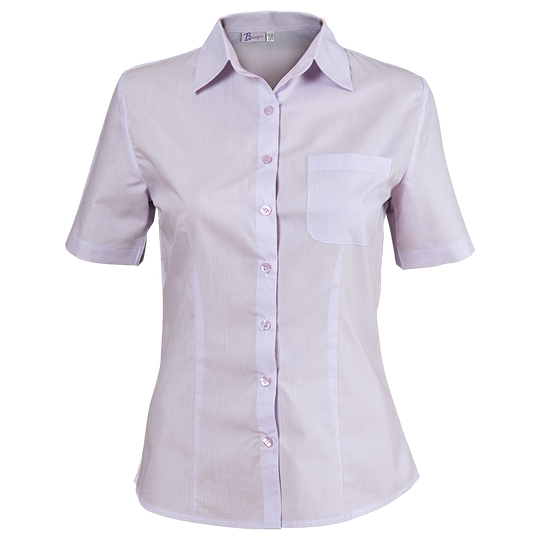 CAMISA LIGHT PURPLE Lady's short sleeve shirt