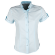 Lady's short sleeve shirt GABRIELE BLUE - 1