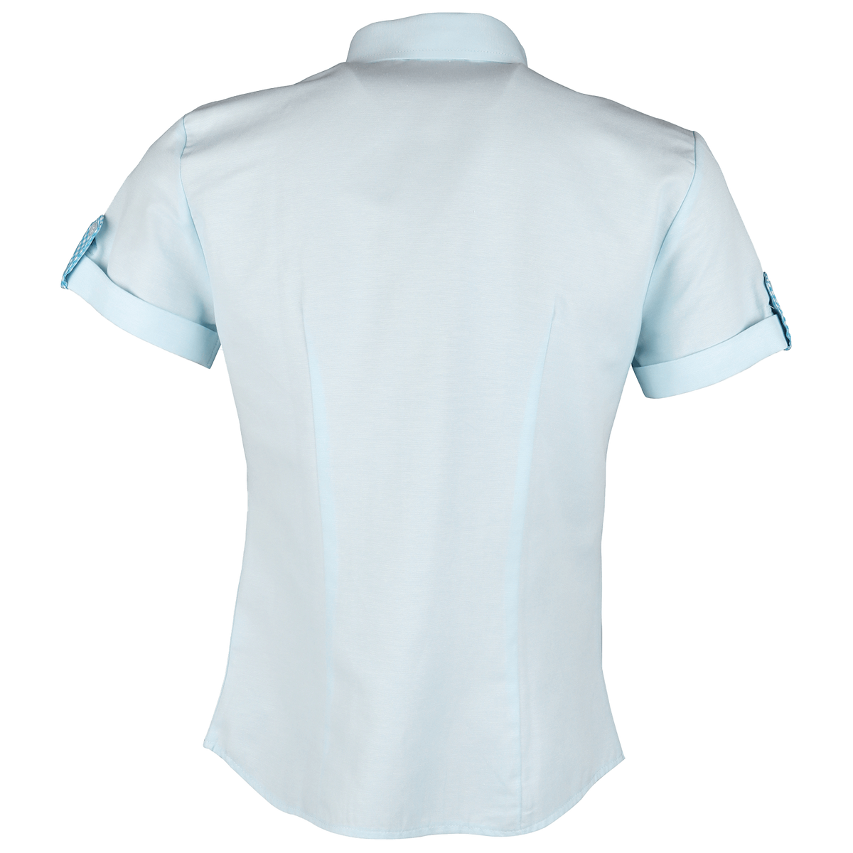 Lady's short sleeve shirt GABRIELE BLUE - 2