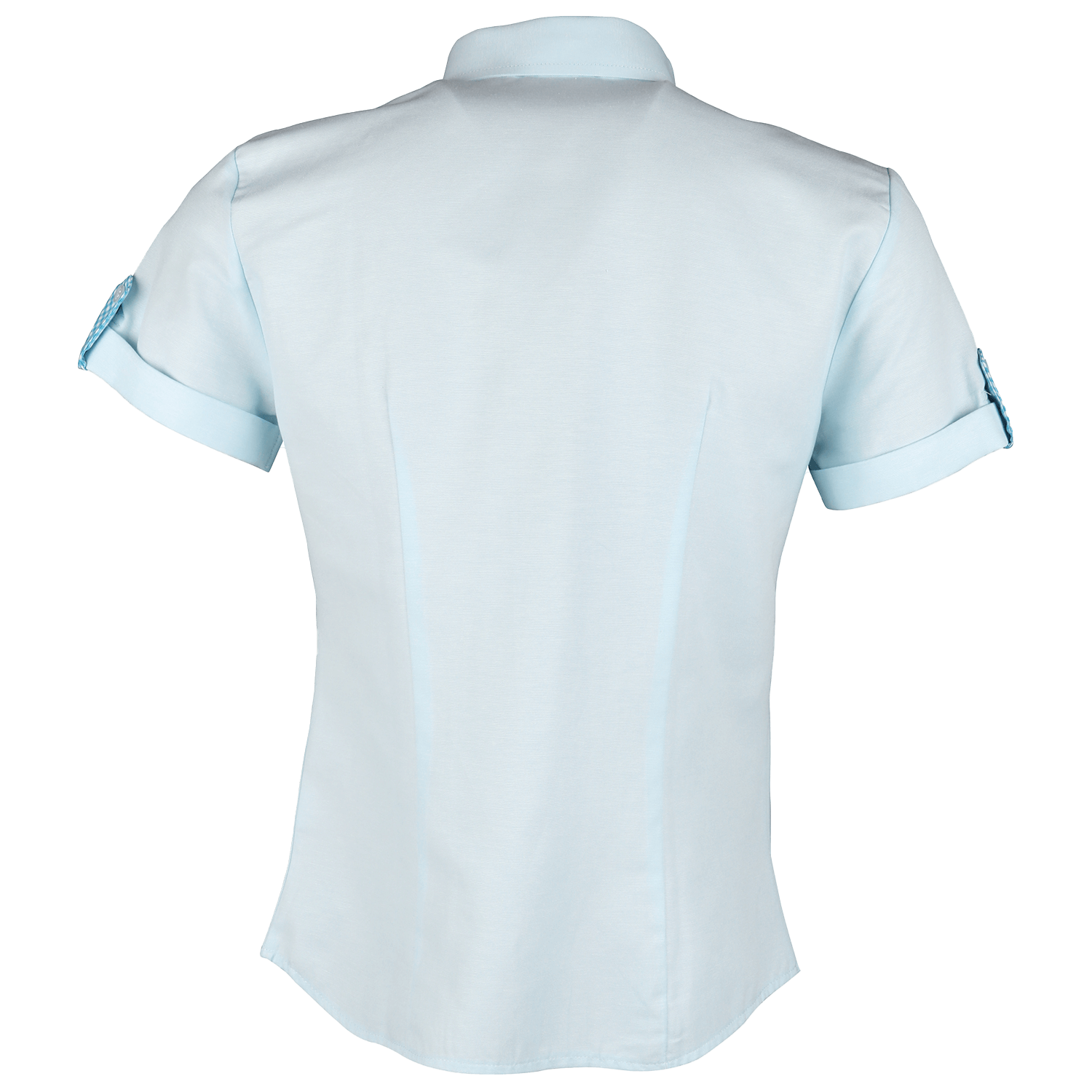 Lady's short sleeve shirt GABRIELE BLUE - 2