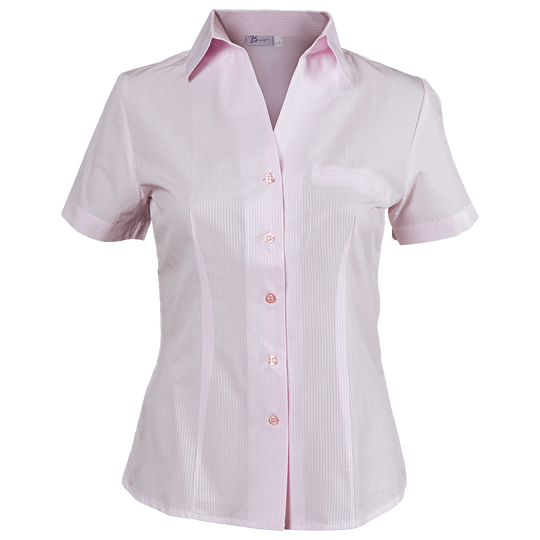 Lady's short sleeve shirt LEA PINK