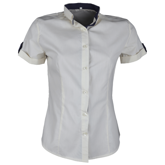Lady's short sleeve shirt PORTO FINO CHAMPAGNE - 1