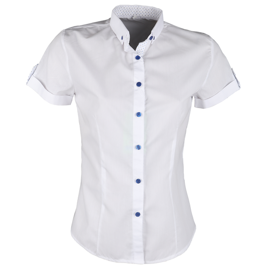 Lady's short sleeve shirt PORTO WHITE