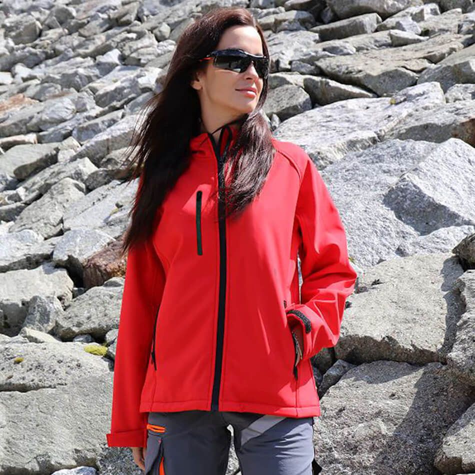 Jachetă softshell de dame REEF ROȘU - 2