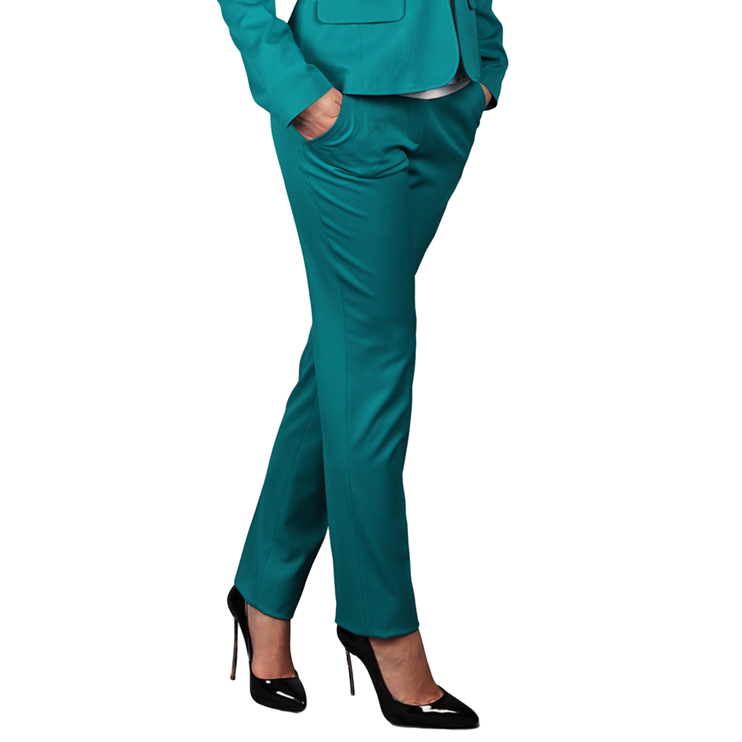 Pantaloni pentru femei KARINA PETROL - 2