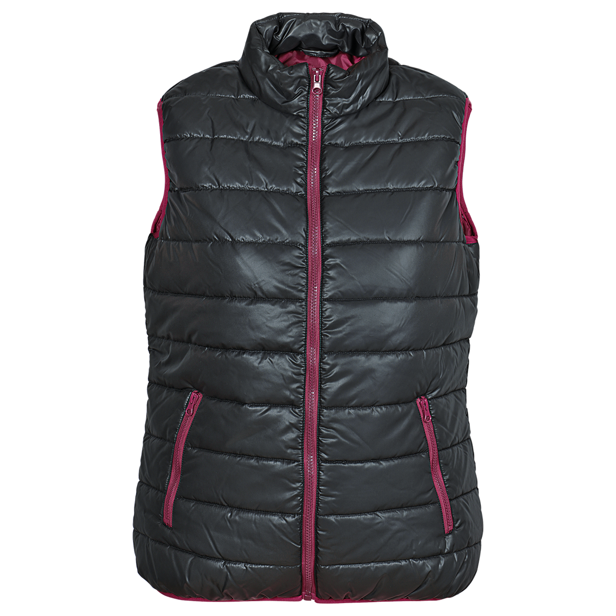 Γυναικείο γιλέκο FLASH BLACK/BORDEAUX
