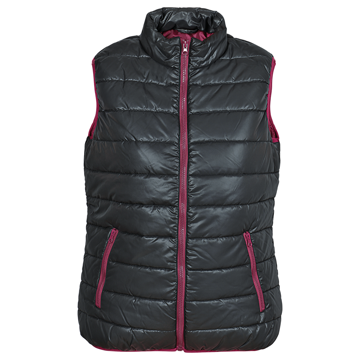 Γυναικείο γιλέκο FLASH BLACK/BORDEAUX