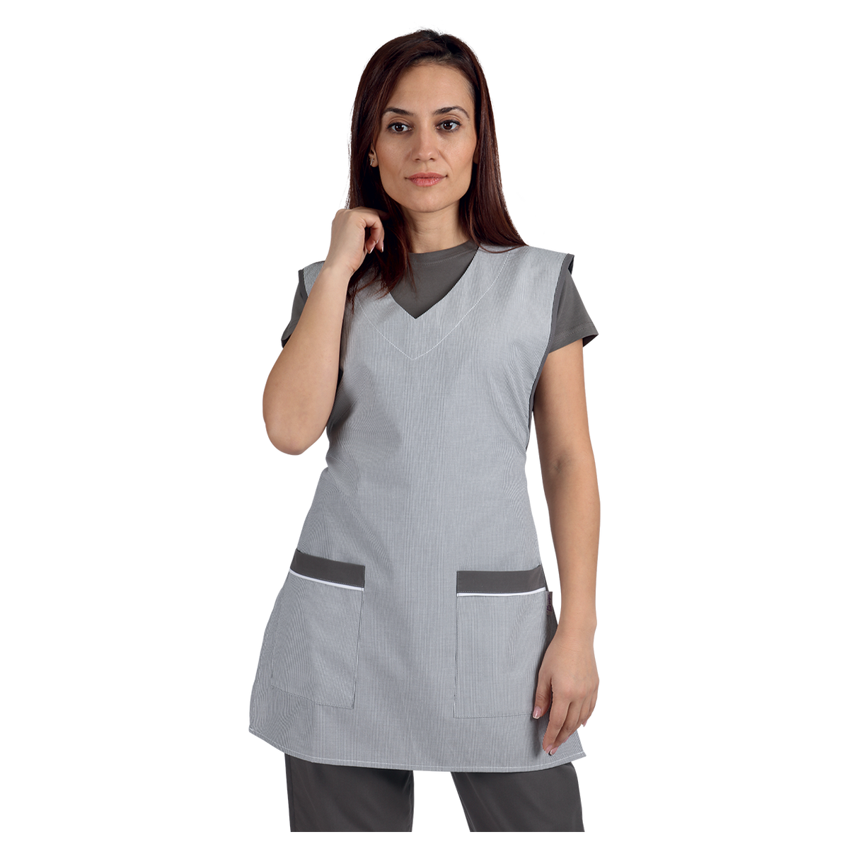 Γυναικεία Ποδιά Εργασίας γκρι PETIA GREY