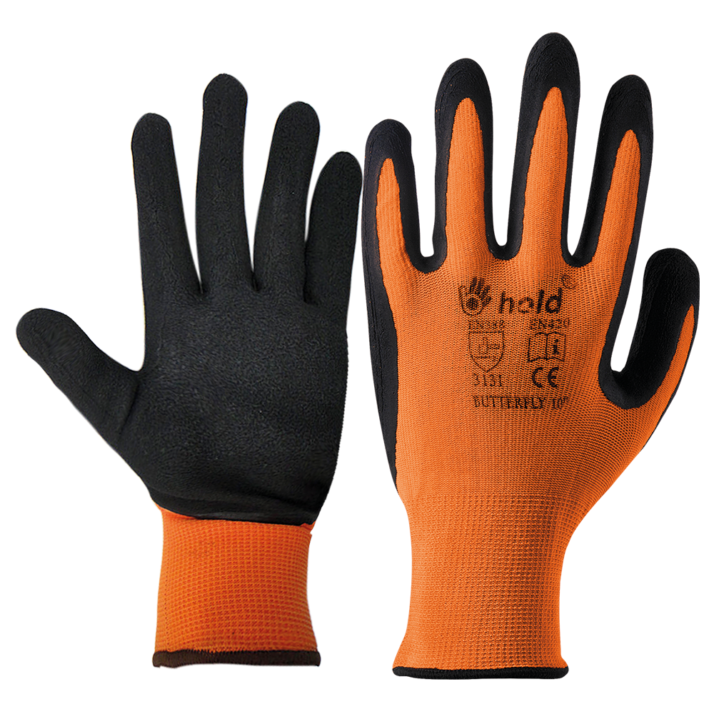Latex dipped gloves BUTTERFLY