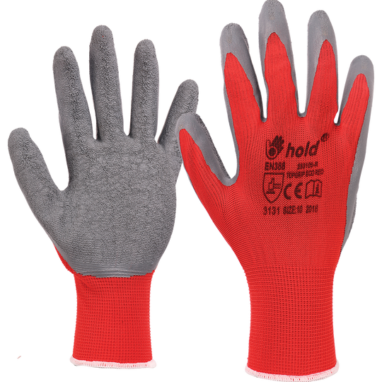 Mănuși imersate în latex CARD TOPGRIP RED