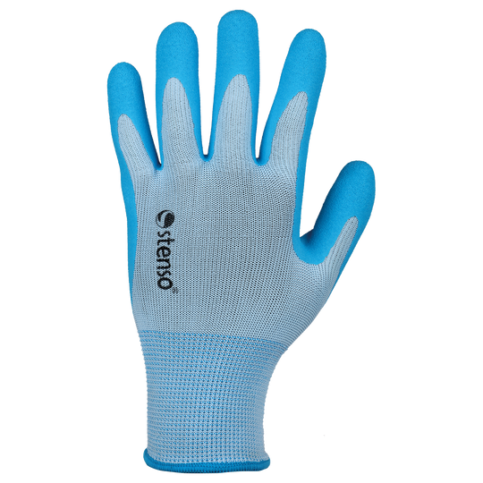 Latex dipped gloves CATTLEY BLUE