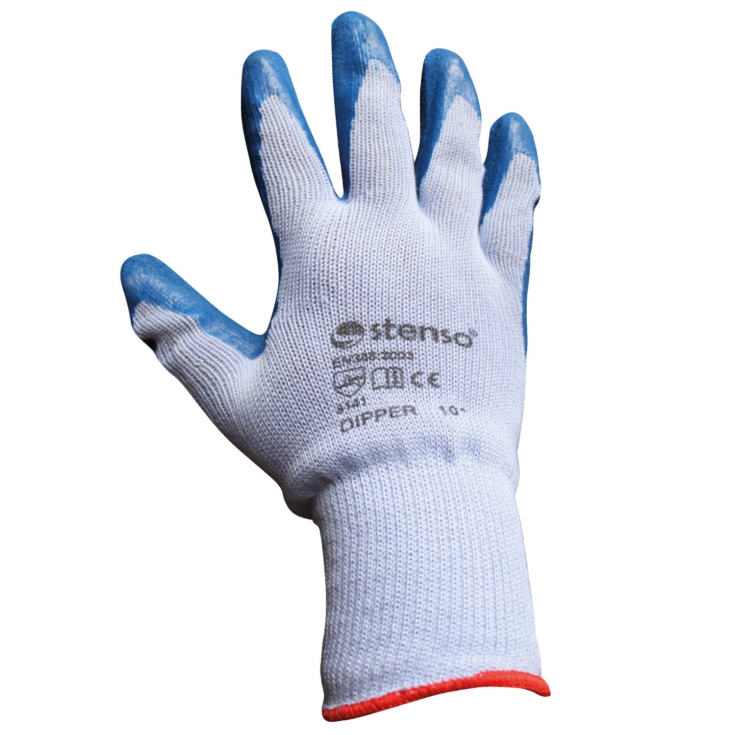 Mănuși înmuiate în latex DIPPER BLUE