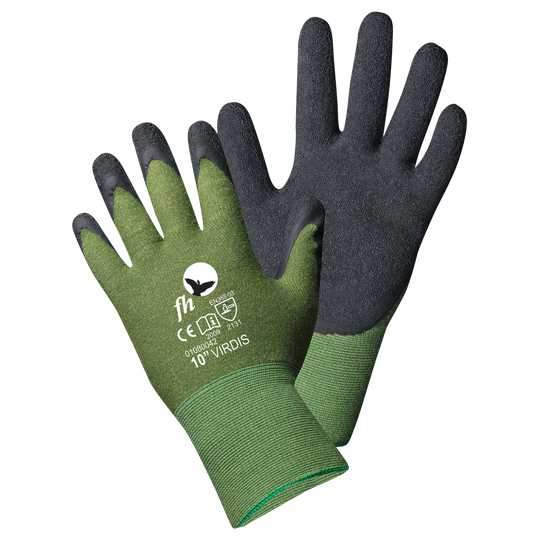 Latex dipped gloves VIRDIS