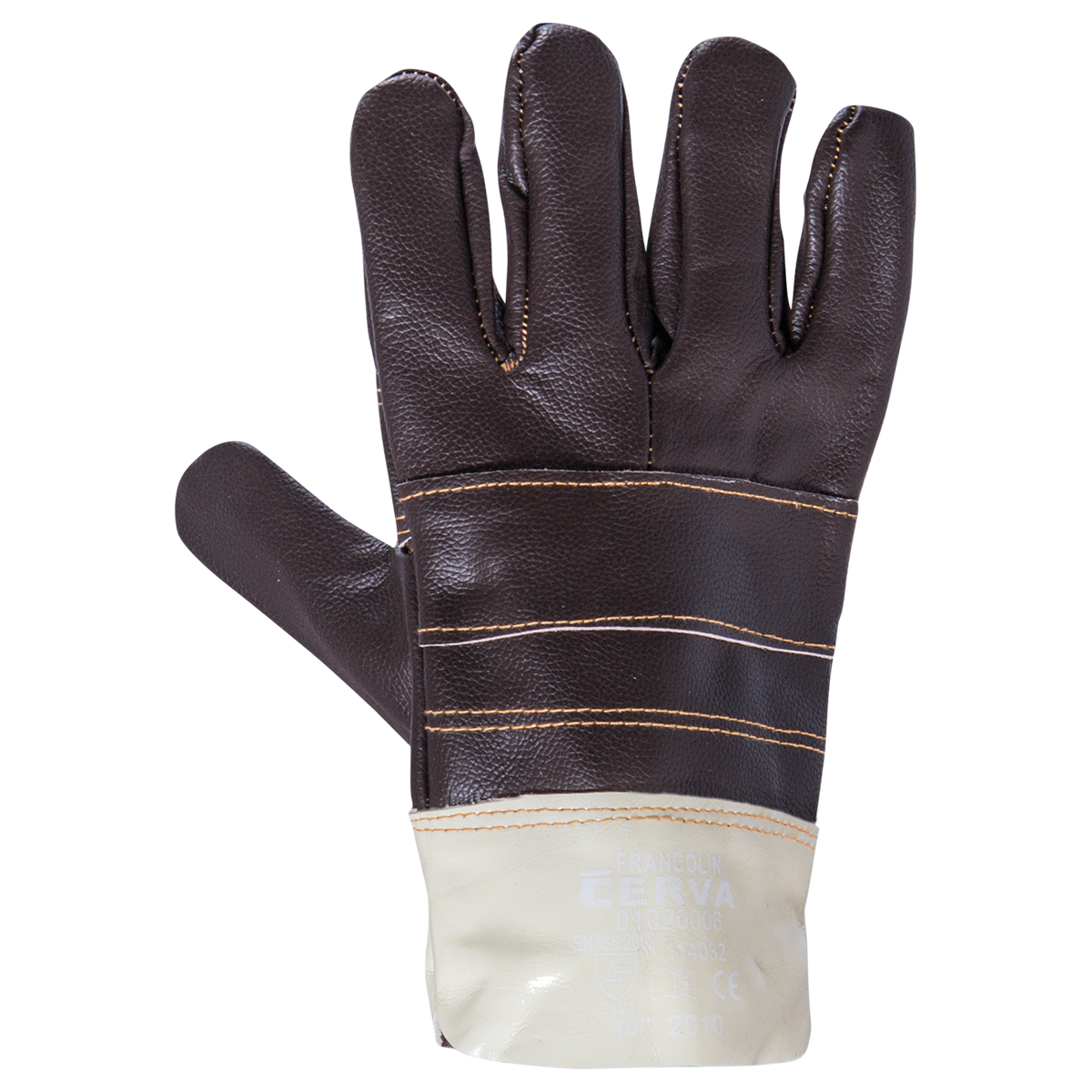 Leather and textile gloves FRANCOLIN
