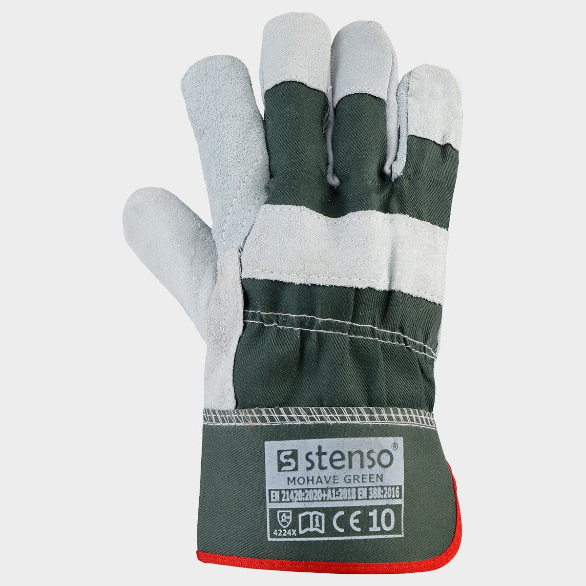 Mănuși din piele și material textil MOHAVE VERDE - 2