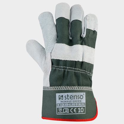 Mănuși din piele și material textil MOHAVE VERDE - 2