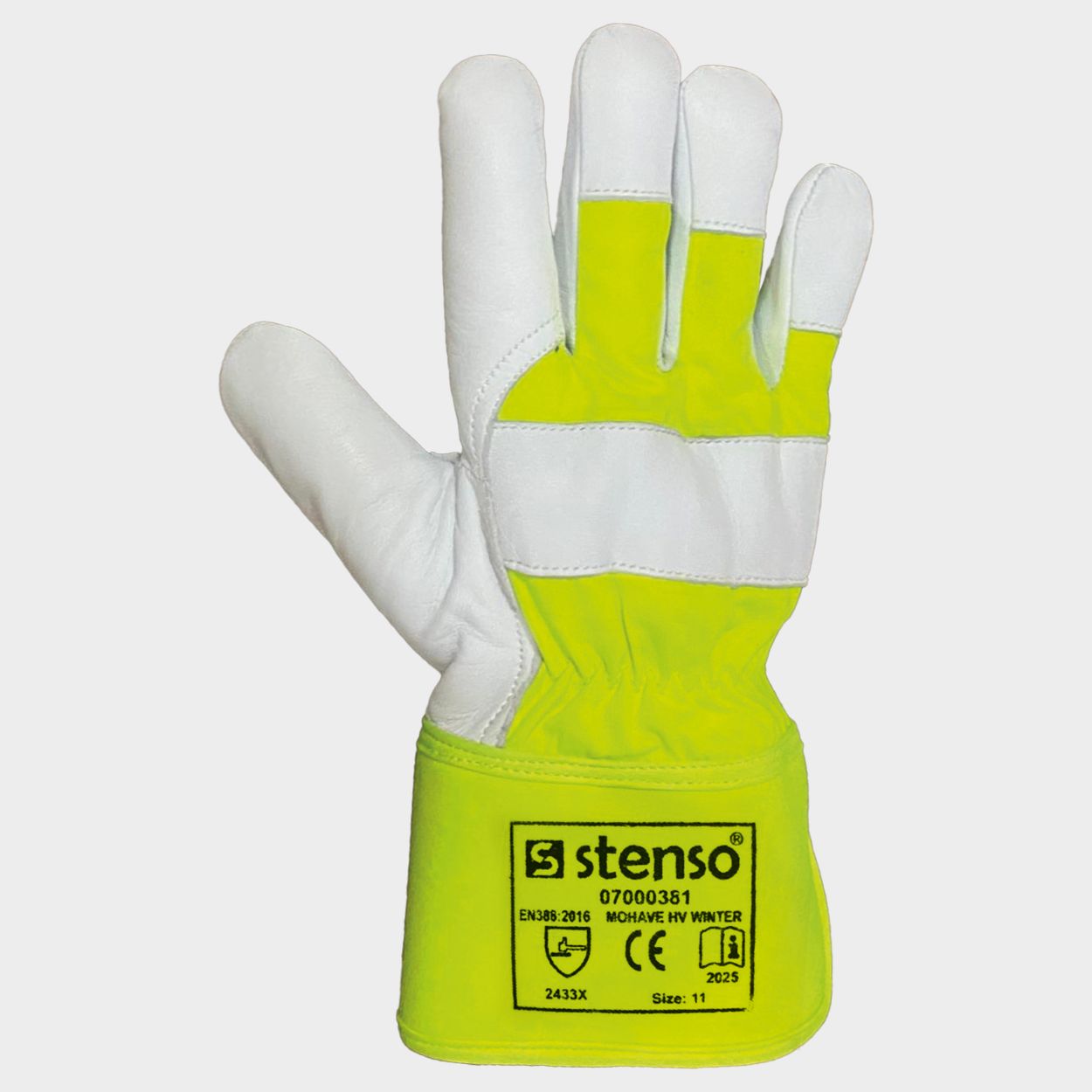 Mănuși din piele și material textil MOHAVE HV WINTER