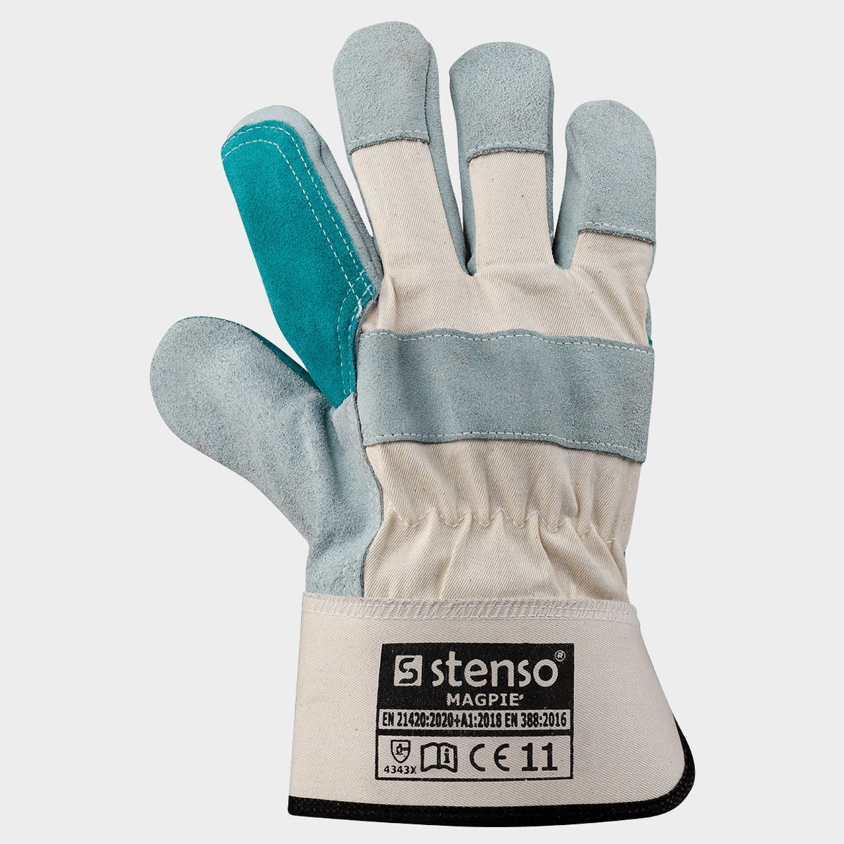 Leather and textile gloves NAVARRE - 2