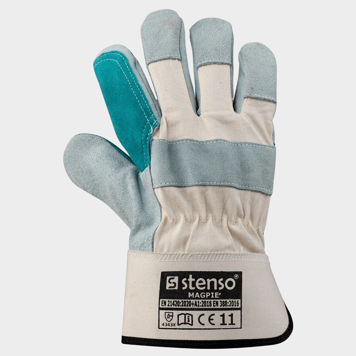 Leather and textile gloves NAVARRE - 2